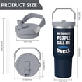 thumbnail image 5 of 1pc Uncle Gift 30oz Tumbler with Straw & Handle - Insulated Stainless Steel Cup | Holiday Gift for Man Women (Christmas, Valentine's, Birthday), 5 of 7