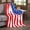 American Flag, variant on Elegant Comfort Breathable Fleece Throw Blanket, 50 x 60 inches, Perfect for Lounging and Home Decor, All Season Suitable, 50 x 70 inches, Leopard Print, Throw Blanket