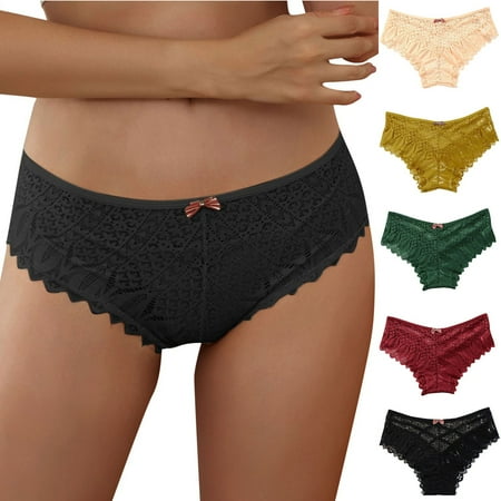 Cathalem Womens Underwear High Waisted Seamless Womens Full-Cut-Fit Stretch Brief Panty  Womens Cotton Underwear  Full Coverage Panties(Black XXL)
