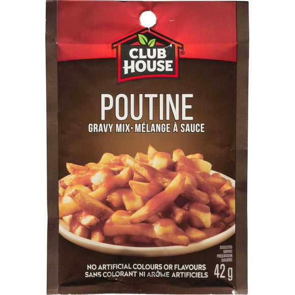 Club House, Dry Sauce/Seasoning/Marinade Mix, Poutine Gravy, 42g