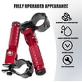 thumbnail image 4 of Estriberas traseras plegables para motocicleta JXPANG M8, rojas, plegables, 4 of 7