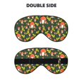 thumbnail image 2 of Uemuo Mushroom Leaf Pattern Sleep Eye Mask - Light Blocking Sleep Mask Blocking Out Light Perfectly, Soft and Comfortable Night Eye Mask, Eye Blinder, 2 of 7