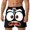 Black, variant on Funny Cartoon Face Print Casual Summer Shorts Comfortable Elastic Waist Breathable Outdoor Pants Pineapple Yoga Shorts