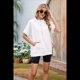 thumbnail image 4 of Sudadera con Capucha de Media Cremallera para Mujer, de Corta, Informal, con Bolsillos. XXL, 4 of 10