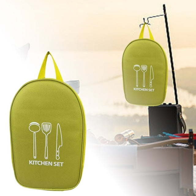 Oliegs Portable Zoned Outdoor Tableware Storage Bag Camping Cutting Board Bag Tool Handbag Picnic Bag Kitchenware Storage Bag