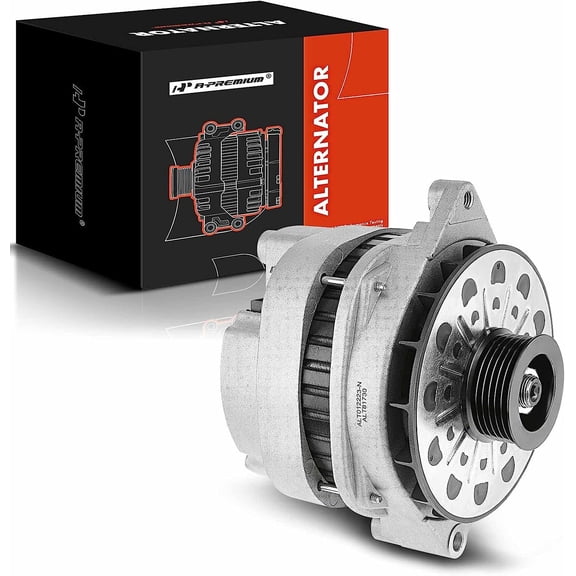 A-Premium Alternator Compatible with Chevrolet Corvette 1993 1994 1995 1996 V8 5.7L 12Volt 140Amp Clockwise 6-Groove Pulley Replace# 10463677 10463679