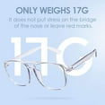 thumbnail image 4 of TERAISE Rectangle Fashion Resin Eyeglasses,Blue Light Blocking Reading Glasses Women Men,2.0x 4 Pack, 4 of 7