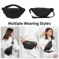 thumbnail image 2 of Unique Bargains 1 Pc Fanny Pack Zipper Design Waist Bag Black, 2 of 6