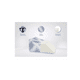 thumbnail image 4 of Almohada Cojín Descansa Piernas Ortopédica Confort azul/blanco, 4 of 4