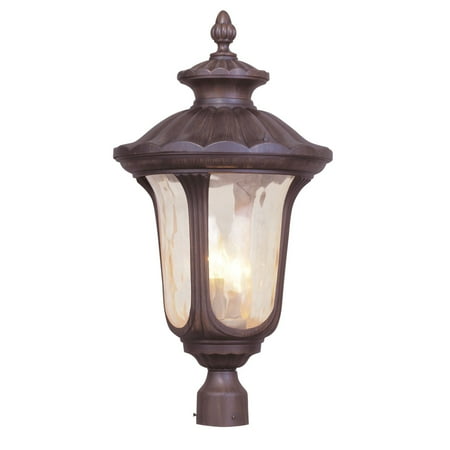 Oxford Selection Post - Livex Lighting Oxford 3 Light Outdoor Post Lantern