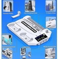 thumbnail image 2 of Ps5 Stand With Cooling Fan And Dual Ps5 Controller Charging Station For Ps5 Console, Ps5 Cooling Stand With Headset Holder,13 Game Slots And 3 Levels, 2 of 5