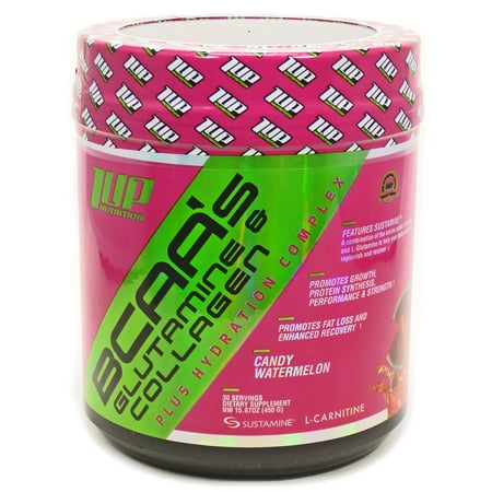 BCAA Candy Water Melon by 1up Nutrition - 30 Servings