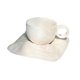 thumbnail image 2 of Ceramic Coffee Cups and Saucers- Pillow Design, Suitable for Office Afternoon Tea, Unique Personalized Gifts., 2 of 5
