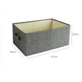 thumbnail image 1 of Clothing Storage Boxes No Smell Polyester Fabric Storage Baskets, 1 of 10