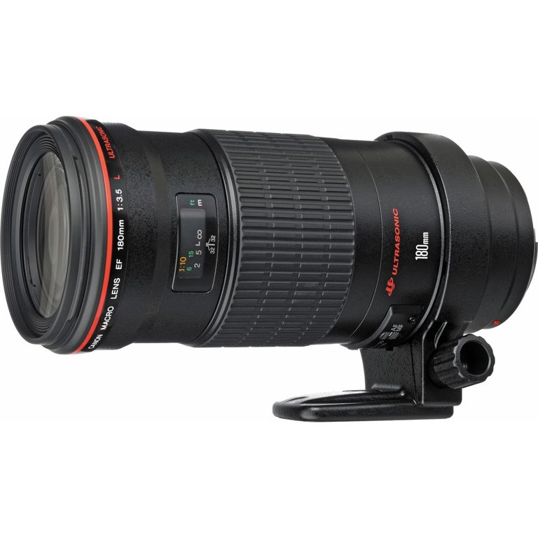 Canon EF 180mm F/3.5L Macro USM Lens with 64GB Extreme Pro