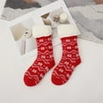 thumbnail image 3 of EnJoCho Clearance Fuzzy Warm Slipper Socks Women Winter Floor Socks Lined with Reading Socks Cozy Sleeping Reindeer Socks Adult Xmas Winter Themed Charming Socks Heated Socks Bulk Red Green Cute&Fun, 3 of 3