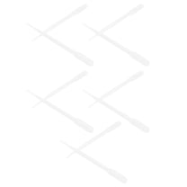 SOPOTUTU 10Pcs Feeder Tube Plastic Transparent Feeding Food Pet Supplies