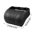 thumbnail image 2 of Car Neck Support Pillow, Ergonomic Headrest Cushion with Adjustable Buckle Straps, Breathable Vehicle Seat Pillow for Cars, SUVs, Trucks, Desk Chairs, Compact Storage, 10.63 x 6.30 in, Black, 1 Pack, 2 of 7