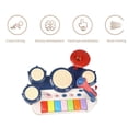 thumbnail image 3 of Juguetes Musicales Micrófono Y Órgano Electrónico Y Kit De Batería Colorido Multifuncional Educación Temprana Juguetes De Instrumentos Eléctricos Para Niños De 3 Años 3 En 1 Yuarrent FN002889-00, 3 of 6