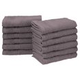 thumbnail image 1 of Superior EF-FACE GH Eco-Friendly 100 Percent Ringspun Cotton Face Towel Set - Graphite, 12 Pieces, 1 of 1