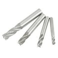 thumbnail image 1 of 4pcs 4 Flûtes HSS Rugueuse Fin Moulin CNC Routeur Fraiseuse M6 /M8 /M10 /M12, 1 of 12