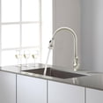 thumbnail image 5 of Cosmo Single-Handle Pull-Down Sprayer Kitchen Faucet with Ceramic Disc Valve in Brushed Nickel, 5 of 6