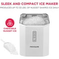 thumbnail image 4 of Frigidaire 33lb Countertop Nugget Pellet Ice Maker Self-Cleaning, White, Model EFIC226, 4 of 20