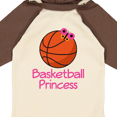 thumbnail image 4 of Inktastic Basketball Princess Girls Long Sleeve Baby Bodysuit, 4 of 5