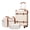 Beige, variant on Coolife Luggage Set 3 Piece Suitcase Set Carry On Luggage PC Hardside Luggage TSA Lock Spinner Wheels Telescopic Handle