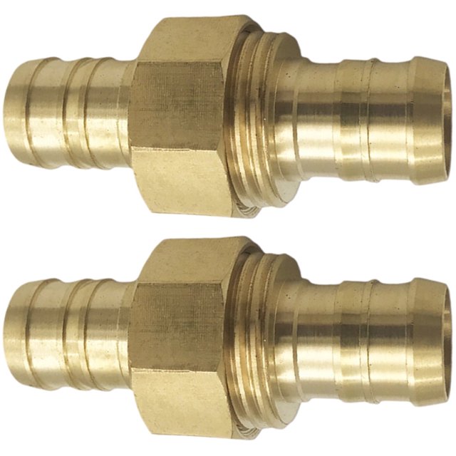 Adaptador de manguera de agua de 2 piezas, conexión rápida, conector de 3/4 de latón