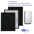 thumbnail image 6 of PUREBURG Replacement Filter Compatible with Alen 45i & Flex BreatheSmart Air Purifier,Part Number B4-Fresh, FL40-Silver-Carbon, H13 True HEPA and 4 Activated Carbon Pre-Filters, 6 of 7