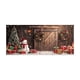 thumbnail image 2 of Gran pancarta navideña para puerta de garaje | Decoración para fiestas navideñas | Decoración para exteriores | Decoración de pared para interiores | Tela de poliéster con ojales | 3,96 x 1,80 m, 2 of 6