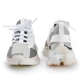 thumbnail image 4 of Vinatge Geometric Abstract Art Black Gray Walking Shoes for Men Woman Lightweight Tennis Fashion Elastic Sports Shoes Cushion Basketball Shoes, 4 of 7