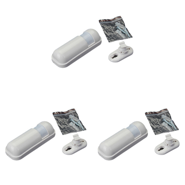 3X Wireless Motion Sensor for 433MH Home Security Alarm System Infrared PIR Motion Detector