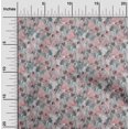 thumbnail image 2 of oneOone Velvet Dusty Pink Fabric Abstract Floral Sewing Craft Projects Fabric Prints By Yard 58 Inch Wide, 2 of 5