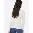 thumbnail image 4 of Free Assembly Women's Fine Ribbed Turtleneck with Long Sleeves, Lightweight, Sizes XS-XXXL, 4 of 6