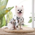 thumbnail image 3 of Zhuge Camiseta para perros y gatos, camisetas transpirables para mascotas, sudadera para cachorros, ropa para perros, prendas de vestir, abrigos para perros pequeños, medianos y gatos, XS, A06, 3 of 4