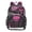 Punk Pink-collage, variant on Large Clear PVC Backpack Heavy Duty See Through Backpack for Adults Work Travel, Pink-lace Printed 12L