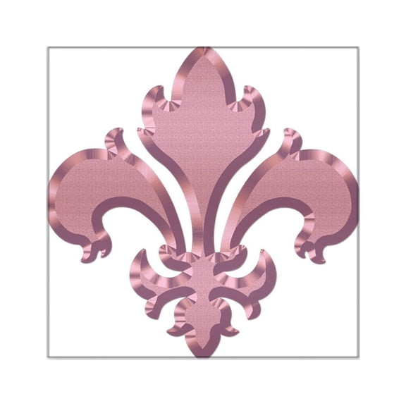 CafePress - Fleur De Lis Square Sticker 3 X 3 - Square Sticker 3" x 3"