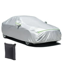 AUTOA Heavy Duty Waterproof Full Car Cover All Weather Protection Outdoor Indoor Use UV Dustproof for Auto, SUV, Sedan