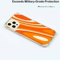 thumbnail image 5 of Deep Orange Groovy Swirls Case for iPhone 11 Pro ,Aesthetic Art Design Pattern TPU Shock Proof Cover Case, 5 of 5