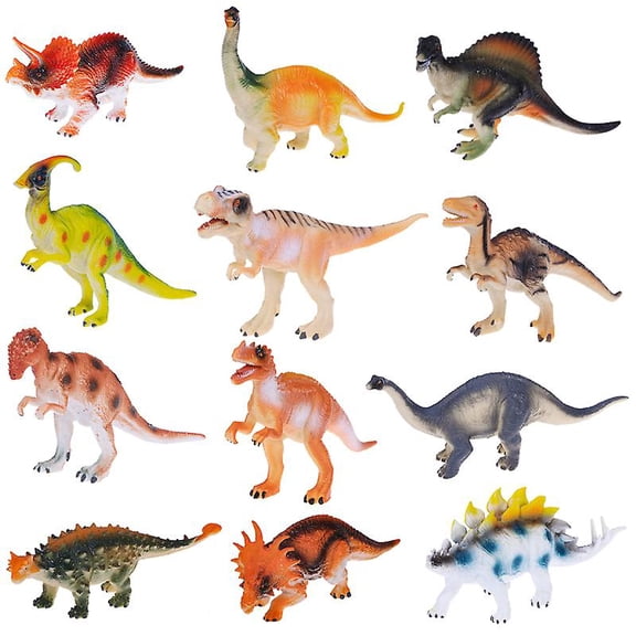 12pcs Model Dinosaur Toys Set