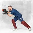 thumbnail image 4 of FORTRESS Original Pro Wicket Keeper Pads - Maroon, Large Adult, 4 of 9