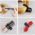 thumbnail image 6 of 1 set Ball Bungee Tie Down Cords for Tarp Canopy Shelter Wall Pipe Black 36pcs/set, 6 of 7