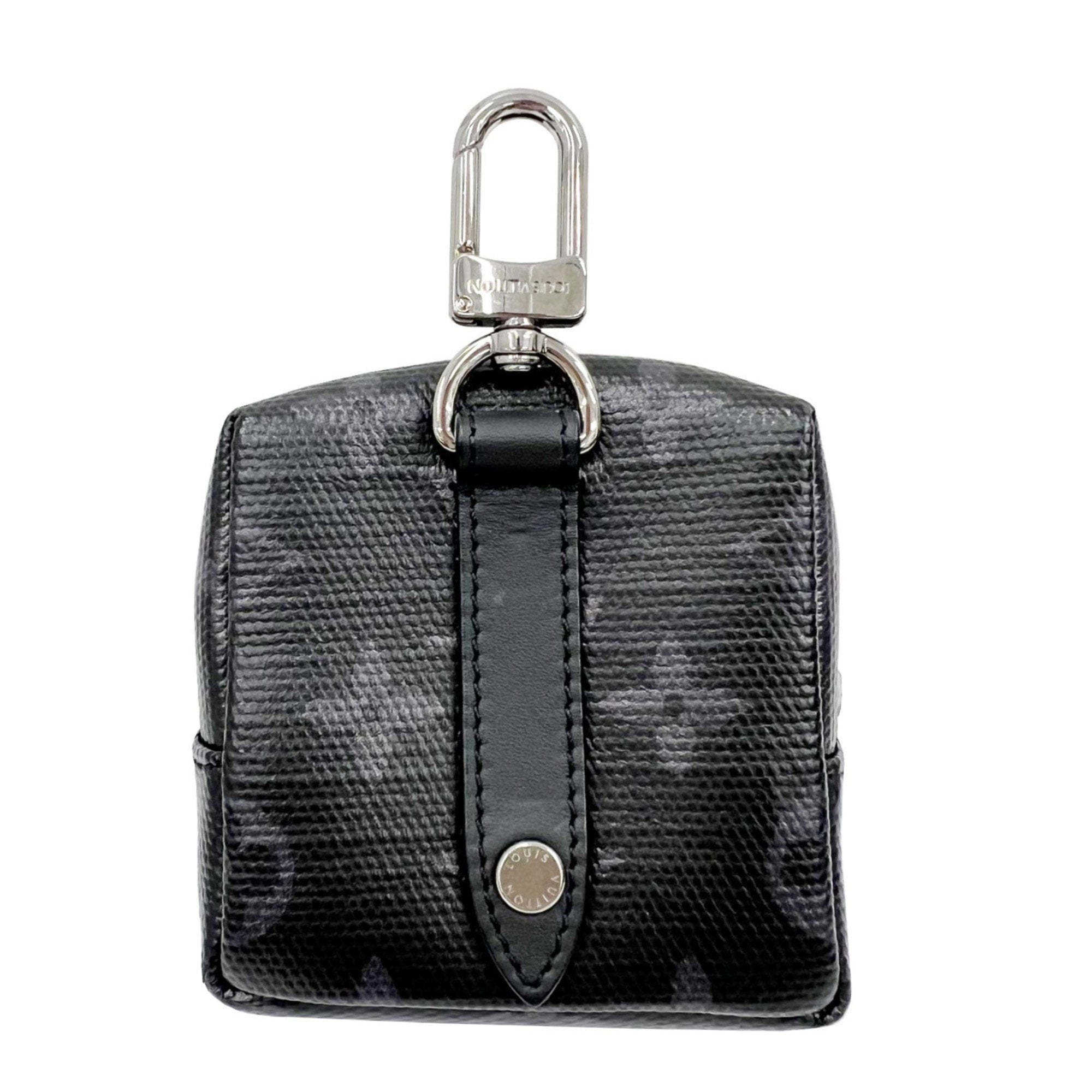 Pre-Owned Louis Vuitton LOUIS VUITTON Bijoux Sack Square Pouch MP2467 Shiny  Monogram Eclipse Rainbow Key Ring Bag Charm Belt Waist Men's (Good) 