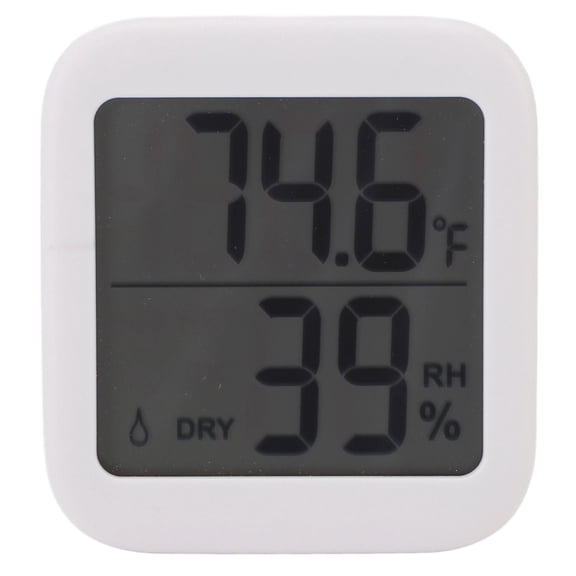 Yajisi Digital Thermometer Hygrometer with Magnetic Table Stand LCD Display Indoor Temperature Humidity Meter for Home (2.68x0.93x0.59in)