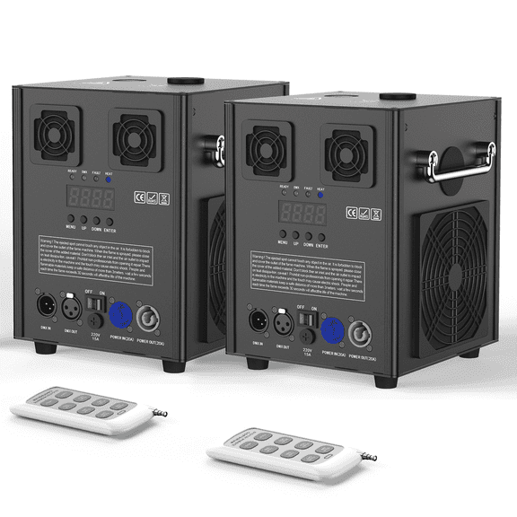 2 PCS 700W Cold Spark Machine DMX512 Firework Machine 3-16ft Adjustable for Wedding Stage Party DJ Disco,Black