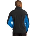 thumbnail image 3 of Port Authority &174; Veste Softshell Colorblock. J318 m Noir/bleu Impérial, 3 of 3
