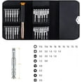 thumbnail image 3 of Precision Screwdriver Set, Universal Multi-Tool Repair Kit, 24 Bits + Handle, Magnetic Screwdriver with Wide Compatibility, in a Convenient Leather Case for Electronics & Home, 3 of 6