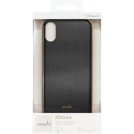 Moshi iGlaze Ultra-slim Hardshell Case for iPhone Xs/iPhone X - Armour Black